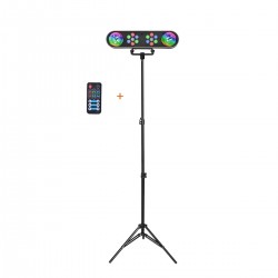 JEUX DE LUMIERE DJ LED R-MUSIC AVEC SON TREPIEDS