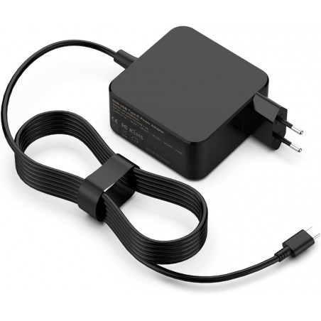 ALIMENTATION PC PORTABLE DLH USB-C - MODELE 65W