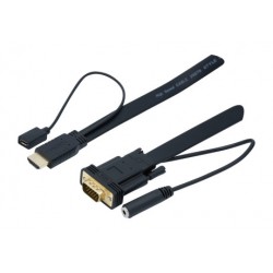ADAPTATEUR HDMI VERS VGA & AUDIO - 2M