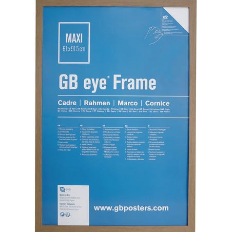 CADRE GBEYE - 61CM X 91.5 CM / CHÊNE