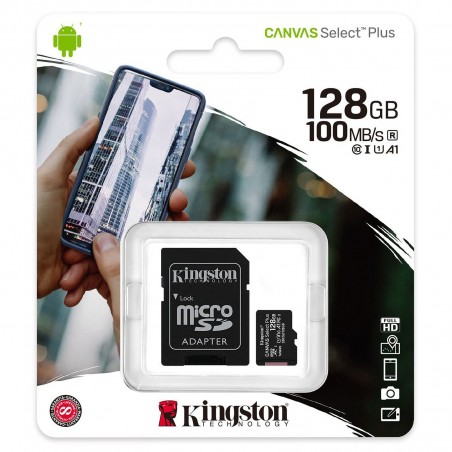 MicroSD 128GO + ADAPTATEUR