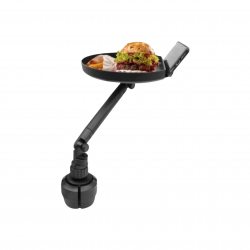 Support porte-gobelet avec tablette MACALLY + emplacement pour smartphones