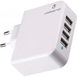 Aaptateur secteur 4X USB Volkano Quattro Series