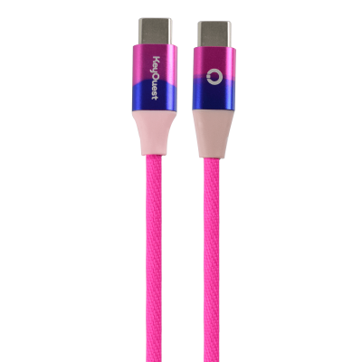 Câble USB-C vers USB-C KEYOUEST - Rainbow