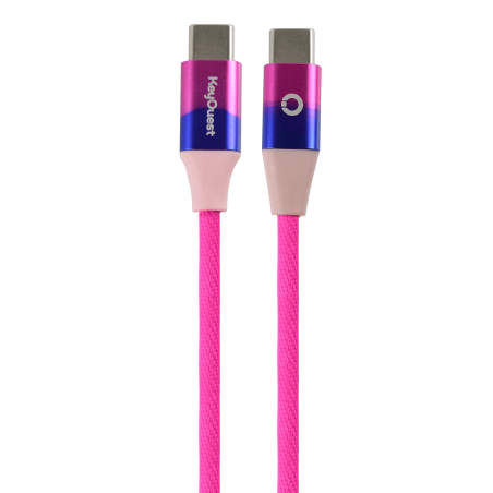 Câble USB-C vers USB-C KEYOUEST - Rainbow