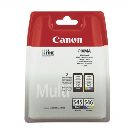 Pack de cartouche Canon 545/546 Noir & Couleurs