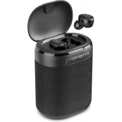 Combo enceinte + écouteurs true-wireless LEDWOOD nomade VERSA