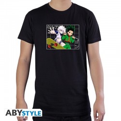 Tshirt HUNTER X HUNTER - "Gon & Kirua" homme MC black - basic