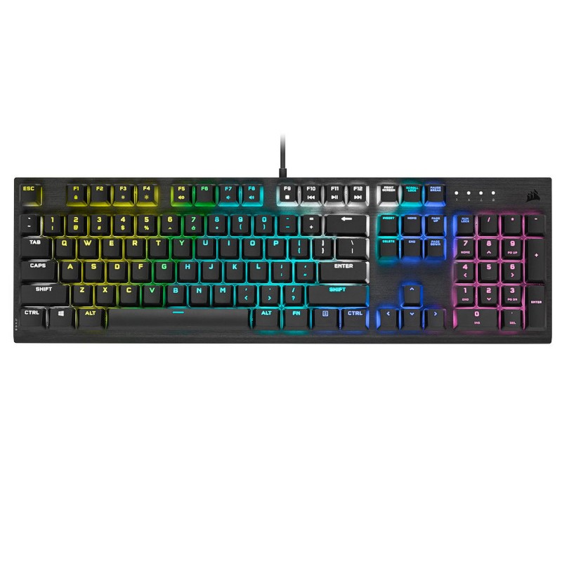 Clavier mécanique filaire CORSAIR K60 PRO CHERRY VIOLA / NOIR
