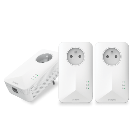 Kit CPL Ethernet STRONG CPL 1000 - Pack de 3
