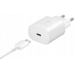 Adaptateur secteur USB-C SAMSUNG - Version 25 / Avec câble