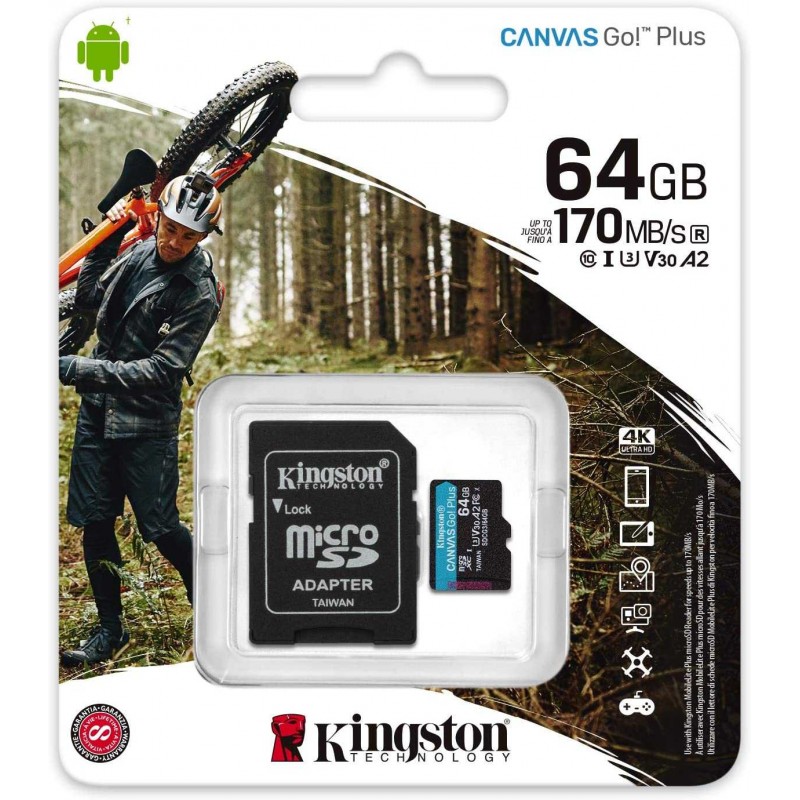MicroSD 64Go Class10 U3