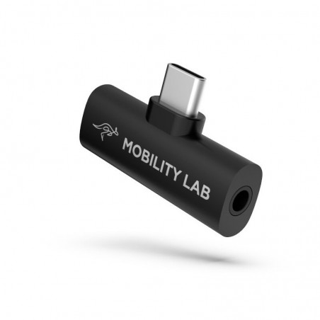 Splitter 2 en 1 USB-C / Jack 3.5mm MOBILITY LAB - BLACK