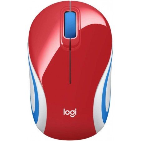 Souris sans-fil LOGITECH M187 - Rouge