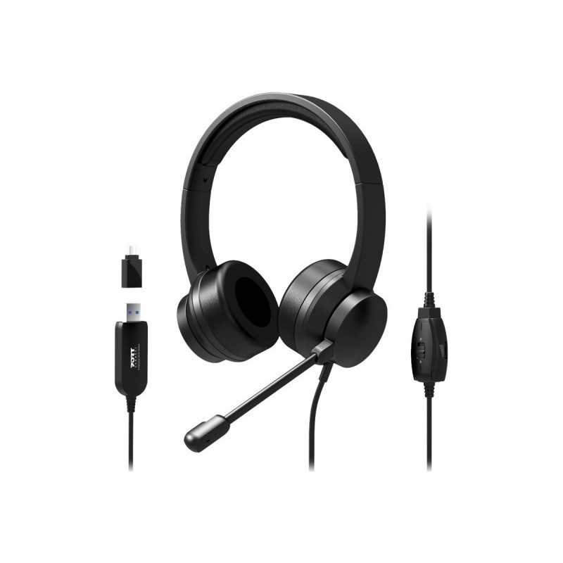 Casque micro filaire PORT CONNECT OFFICE USB