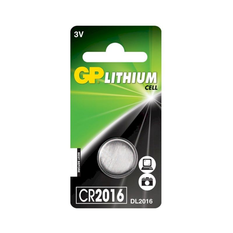 Pile "bouton" LITH GP CR2016