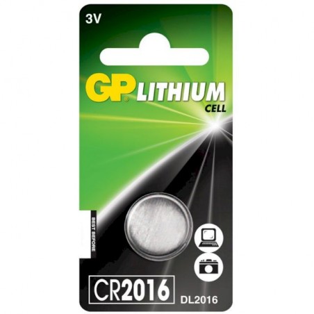 Pile "bouton" LITH GP CR2016