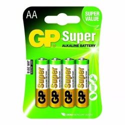 Pile AA LR06 SUPER GP - pack de 4