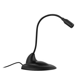 Microphone filaire flexible sur table