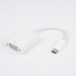 Adaptateur USB-C vers VGA D2 - Connecteur Nickel