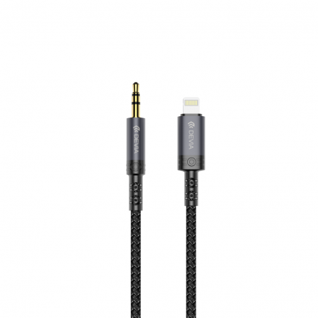 Câble tressé Jack 3.5mm vers Lightning DEVIA Ipure Series