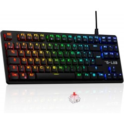 CLAVIER GAMING FILAIRE THE G-LAB KEYZ PLATINIUM  - VERSION TKL