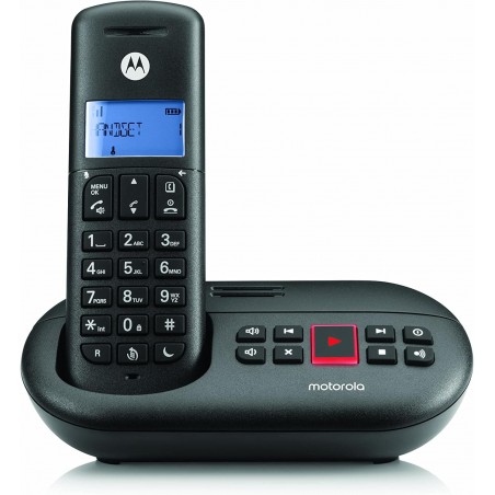 TELEPHONE FIXE SANS FIL MOTOROLA E211 - NOIR