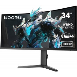 MONITEUR GAMING 34" KOORUI 34E6UC