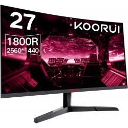 MONITEUR GAMING 27" KOORUI 27E6QCA