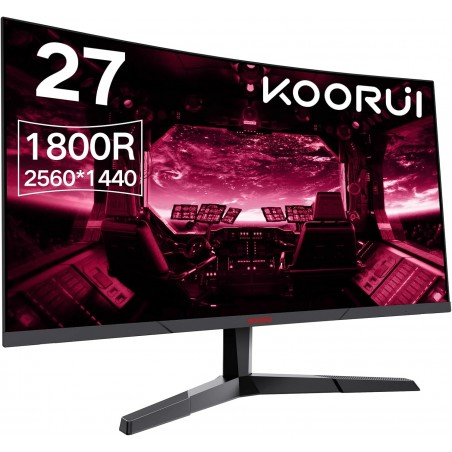 MONITEUR GAMING 27" KOORUI 27E6QCA