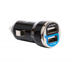 CHARGEUR ALLUME-CIGARRE BLUESTORK CAR-2USB-II - VERSION DOUBLES USB