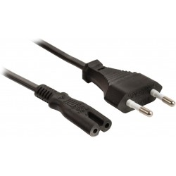 CÂBLE ALIMENTATION HYPERTEC BIPOLES CEE 7 (M) VERS IEC C7 (F) - VERSION 3M