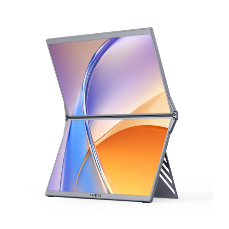 MONITEUR PORTABLE  DOUBLES ECRANS ARZOPA E1