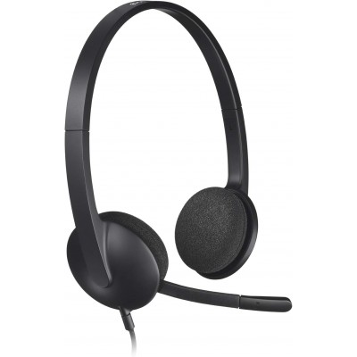 CASQUE MICRO FILAIRE LOGITECH H340